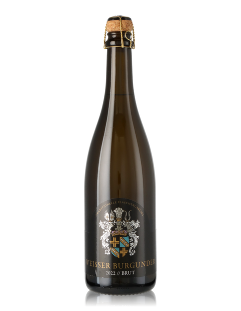 2022 Weißer Burgunder, Sekt b.A. brut, traditionelle Flaschengärung