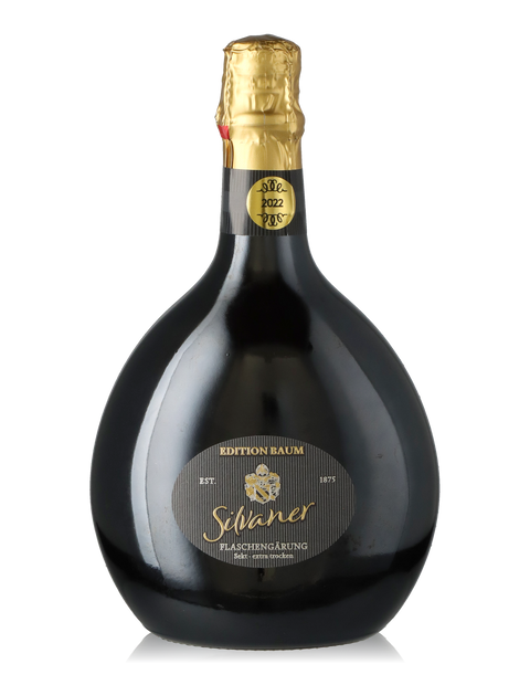 Wertheimer Tauberklinge, Silvaner Sekt b.A. Baden, extra trocken -Bocksbeutelflasche-