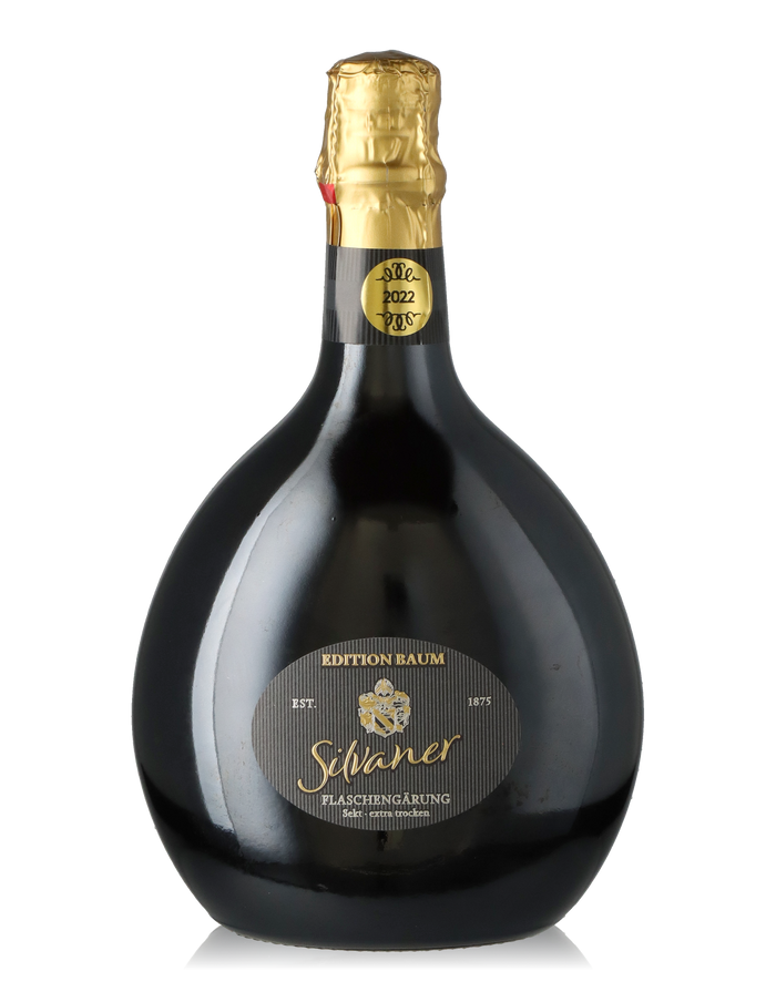 Wertheimer Tauberklinge, Silvaner Sekt b.A. Baden, extra trocken -Bocksbeutelflasche-