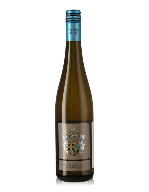 Weingraf Niersteiner Schloss Schwabsburg Grauer Burgunder, Rheinhessen, Spätlese, halbtrocken