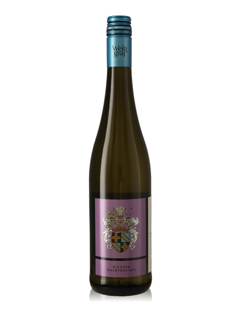 Weingraf Oppenheimer Schloss Rivaner, Rheinhessen, Kabinett, halbtrocken