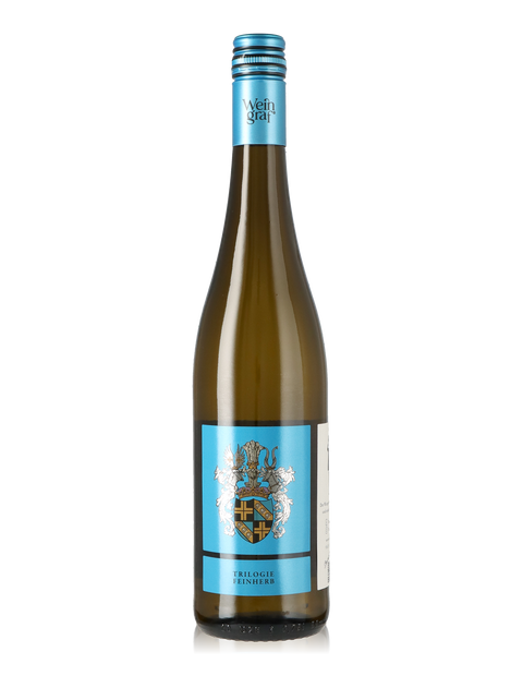 Weingraf Trilogie, Scheurebe & Bacchus & Morio-Muskat, Kabinett, Rheinhessen, feinherb