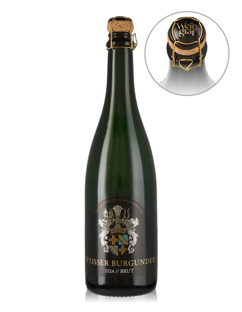 Weißer Burgunder Sekt b.A., Niersteiner Paterberg, brut
