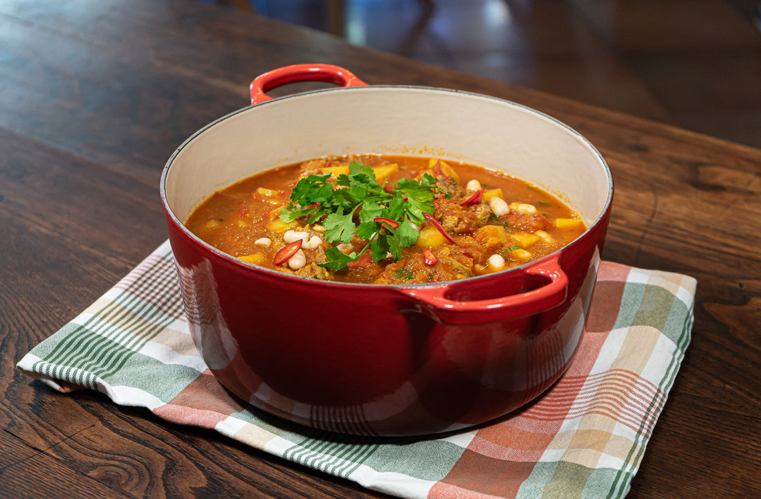 Südafrikanisches Lamm mit cremiger Polenta