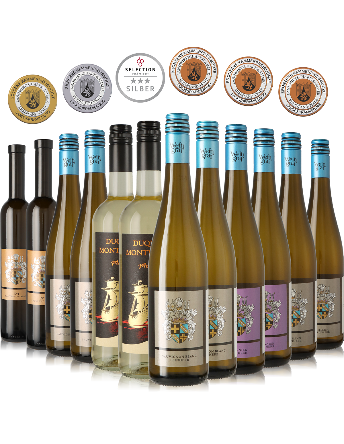 12er Prämierungs-Weinpaket, lieblich