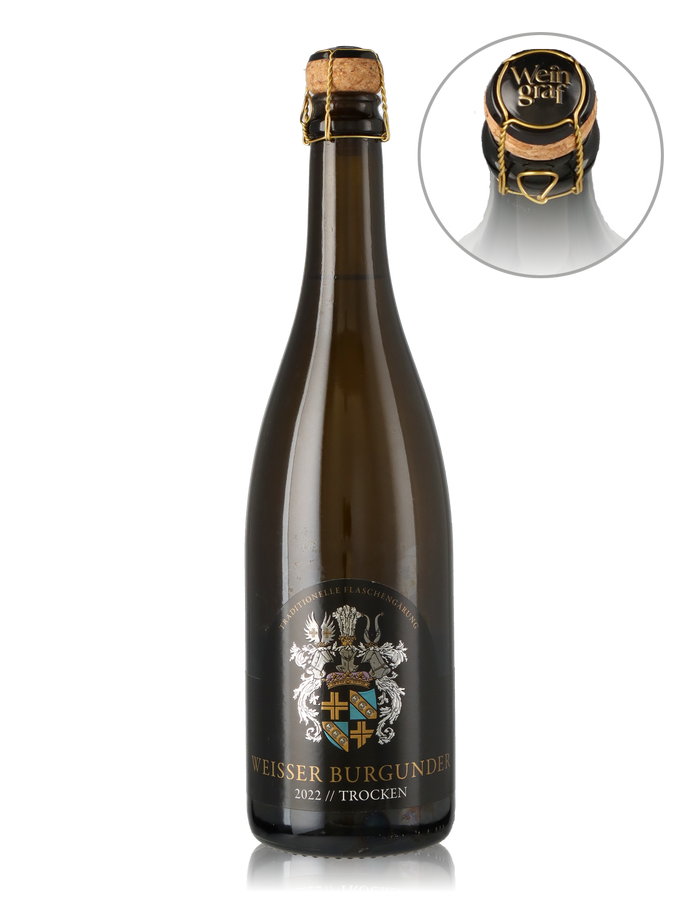 2022  Weißer Burgunder Sekt b. A. , trocken *traditionelle Flaschengärung*