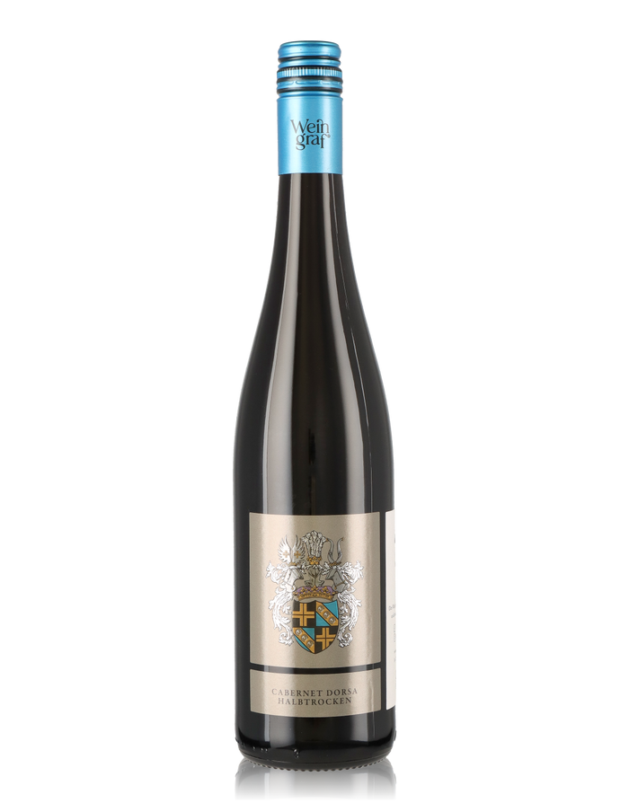 Weingraf Niersteiner Pfaffenkappe Cabernet Dorsa, Rheinhessen, QW, halbtrocken, Silber LWK