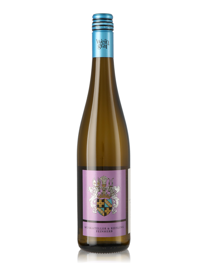 Weingraf Muskateller & Riesling, Rheinhessen, QW, feinherb