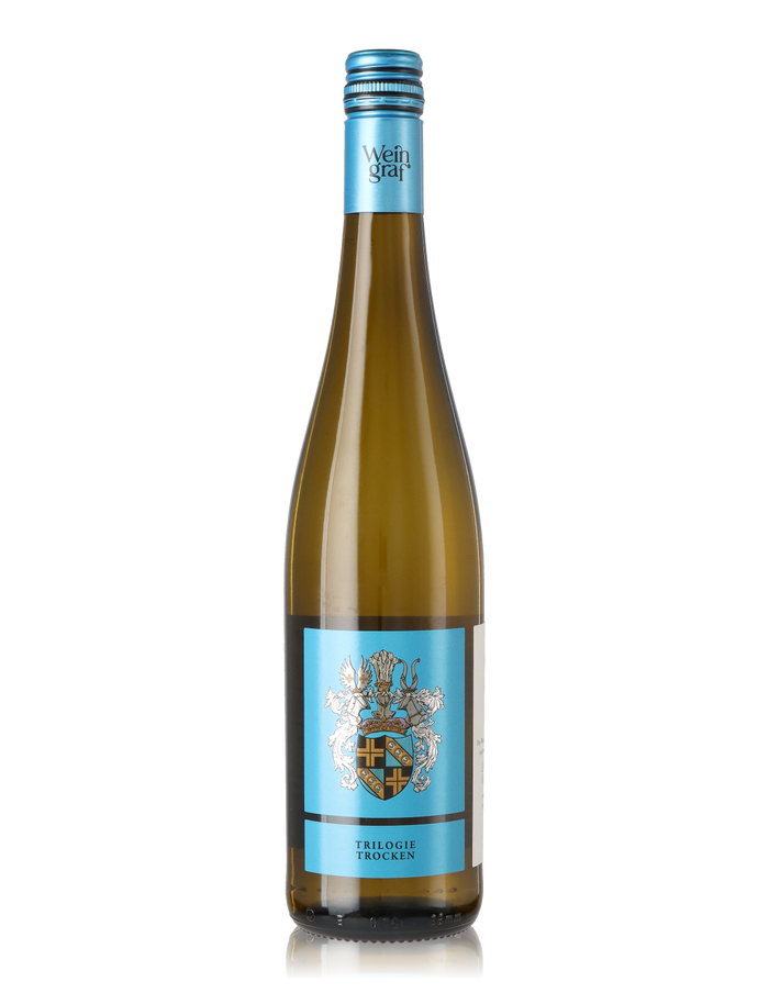 Weingraf Trilogie, Scheurebe & Bacchus & Morio-Muskat, Kabinett, Rheinhessen, trocken