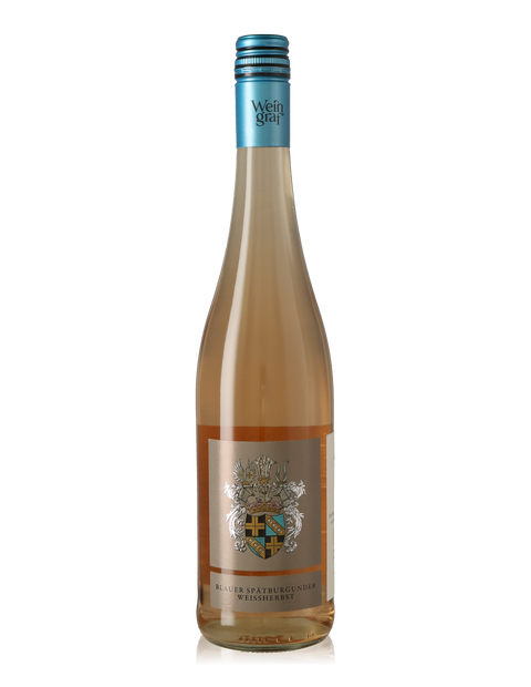 Weingraf Niersteiner Rosenberg Blauer Spätburgunder Weißherbst, Rheinhessen, QW, süß
