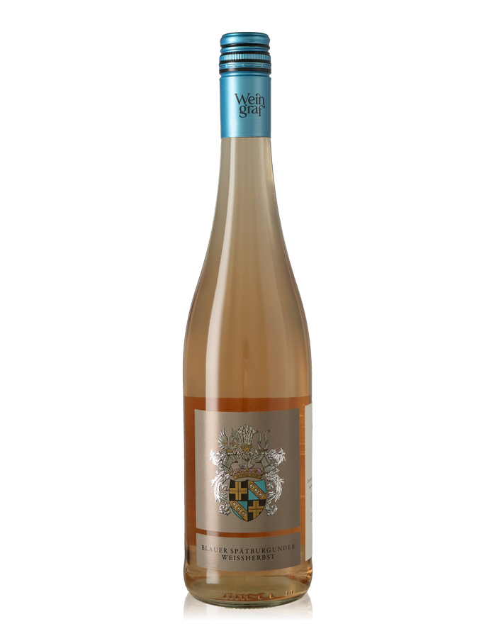 Weingraf Niersteiner Rosenberg Blauer Spätburgunder Weißherbst, Rheinhessen, QW, süß