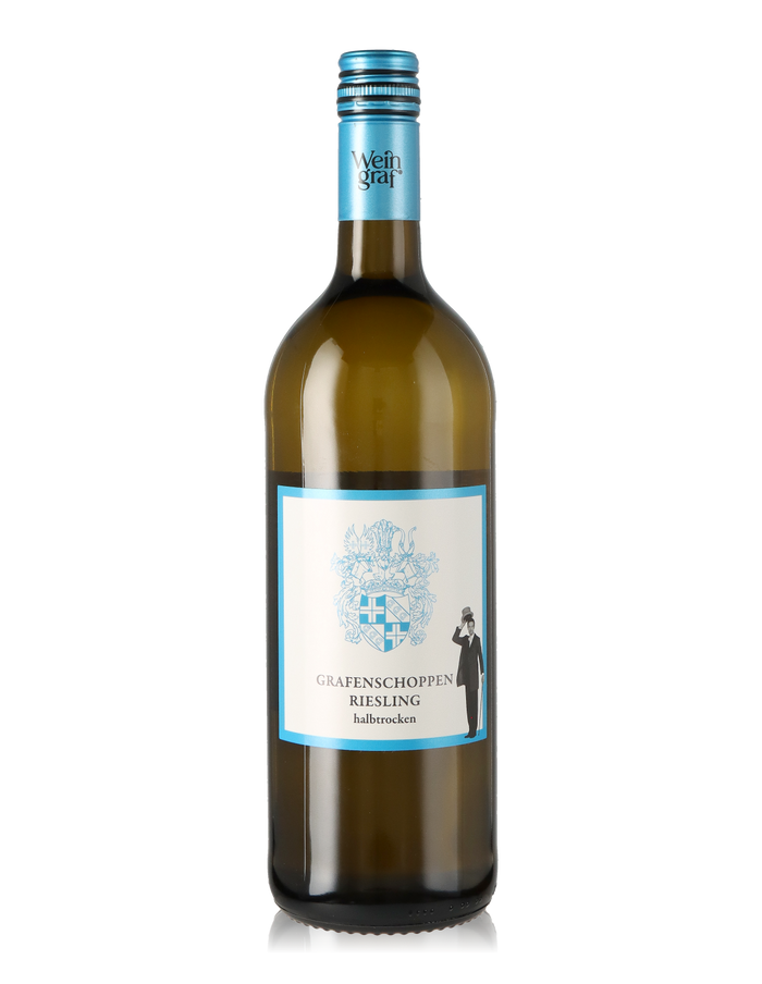 Weingraf Reichsfreiherr A. Dietrich, Riesling, QW, Rheinhessen, halbtrocken