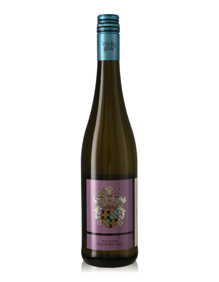Weingraf Oppenheimer Schloss Rivaner, Rheinhessen, Kabinett, halbtrocken