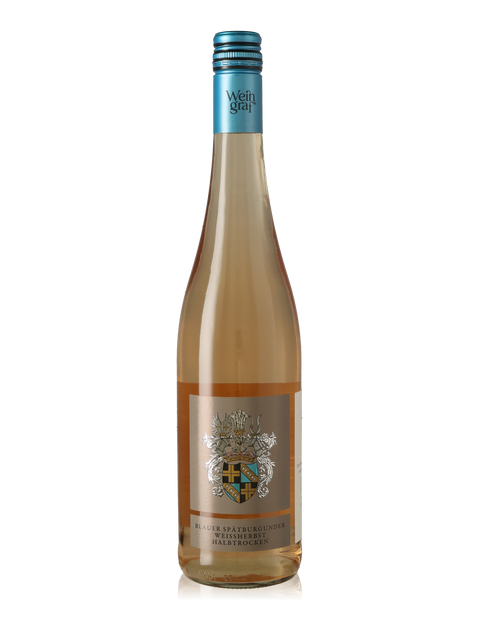 Weingraf Niersteiner Rosenberg Blauer Spätburgunder Weißherbst, Rheinhessen, QW, halbtrocken