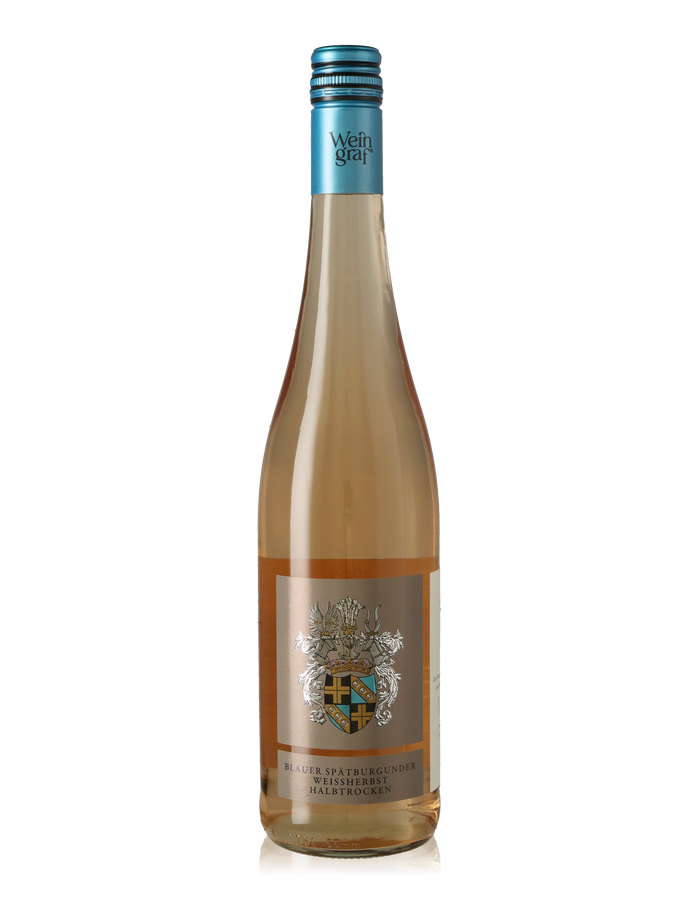Weingraf Niersteiner Rosenberg Blauer Spätburgunder Weißherbst, Rheinhessen, QW, halbtrocken