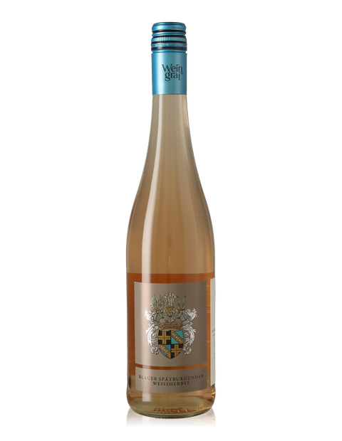 Weingraf Niersteiner Rosenberg Blauer Spätburgunder Weißherbst, Rheinhessen, QW, süß