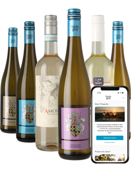 Weinpaket Weißwein mit App-Weinprobe