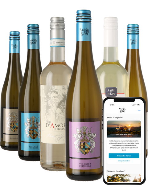 Weinpaket Weißwein mit App-Weinprobe