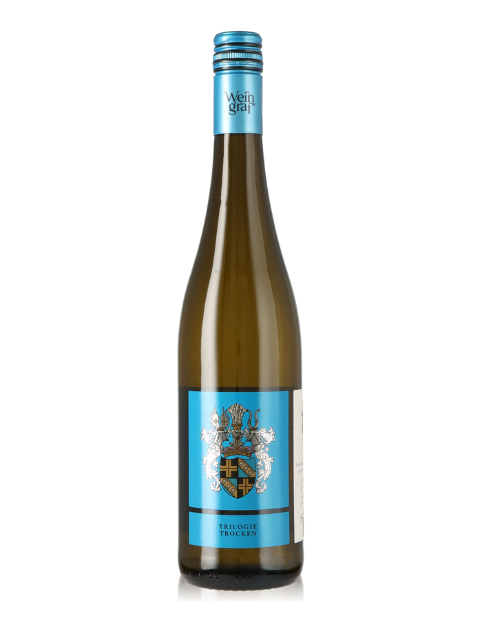 Weingraf Trilogie, Scheurebe & Bacchus & Morio-Muskat, Kabinett, Rheinhessen, trocken
