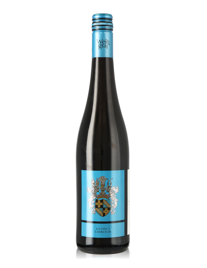 Weingraf Cuvée 3, Dornfelder & Regent & Blauer Spätburgunder, Nahe, QW, lieblich