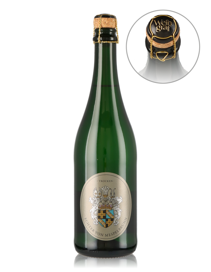 Weingraf Echter von Mespelbrunn, Deutscher Sekt, Riesling, trocken