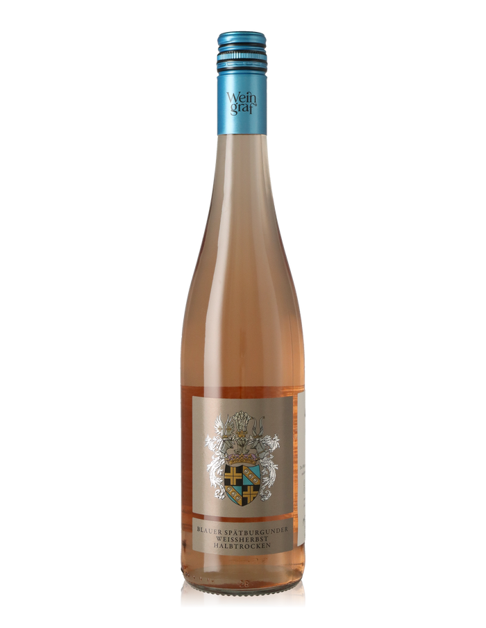 Weingraf Niersteiner Rosenberg Blauer Spätburgunder Weißherbst, Rheinhessen, QW, halbtrocken