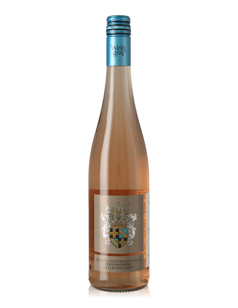 Weingraf Niersteiner Rosenberg Blauer Spätburgunder Weißherbst, Rheinhessen, QW, halbtrocken